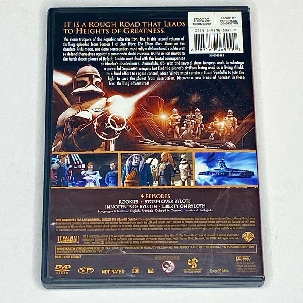 DVD Star Wars: Clone Commandos - The Clone Wars
Pre-Owned - Excellent Condition - Picture 2 of 5